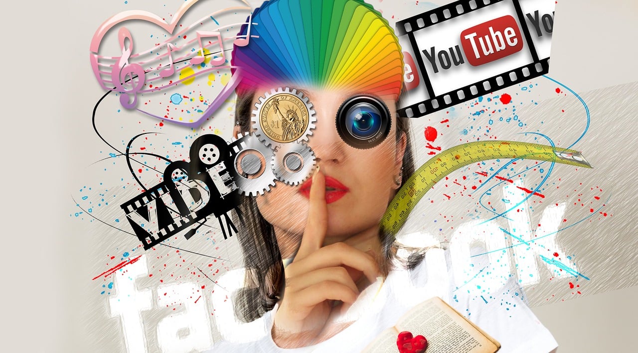 Social media marketing includes YouTube and Facebook